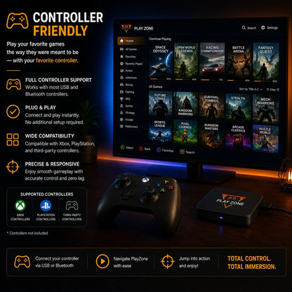 PlayZone™ All-in-One Plug and Play Gaming System